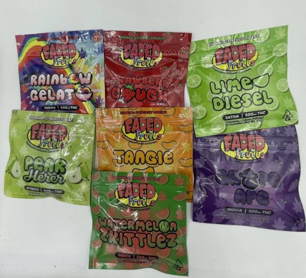 Faded Fruits THC Infused Gummies